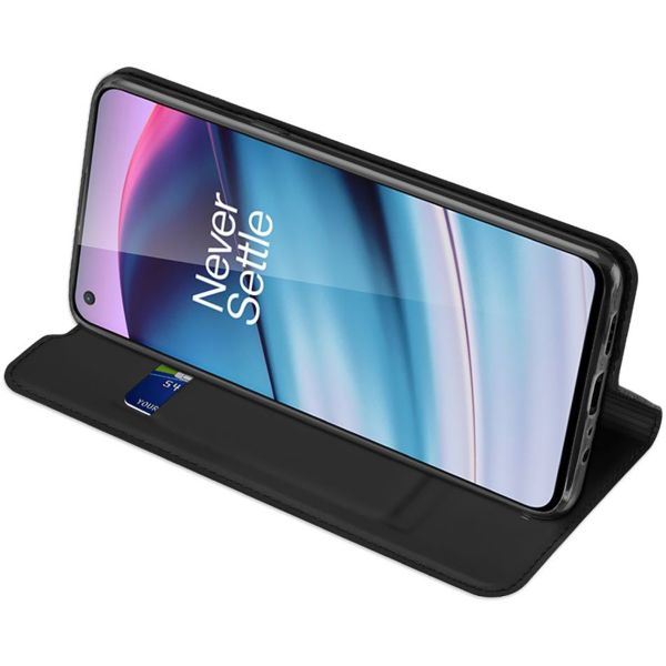 Dux Ducis Slim Softcase Bookcase OnePlus Nord CE 5G - Zwart