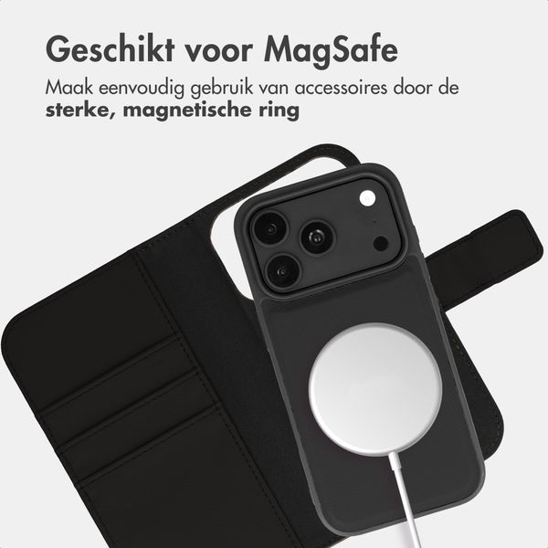 imoshion Uitneembare 2-in-1 Luxe Bookcase Apple iPhone 18 Pro Max / 17 Pro Max - Zwart