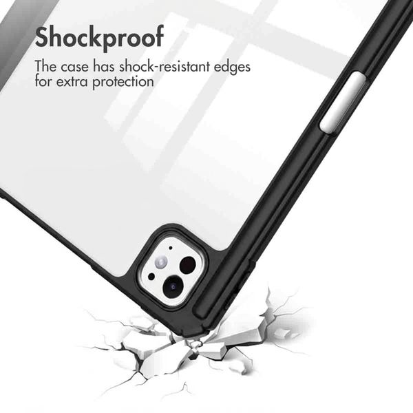 imoshion Trifold Hard Case Book Cover Apple iPad Pro 13 (2025) M5 / (2024) M4 - Black