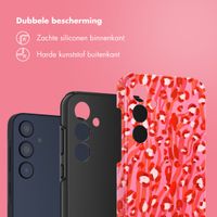 Selencia Vivid Tough Backcover Samsung Galaxy A35 - Wild Spots Lipstick