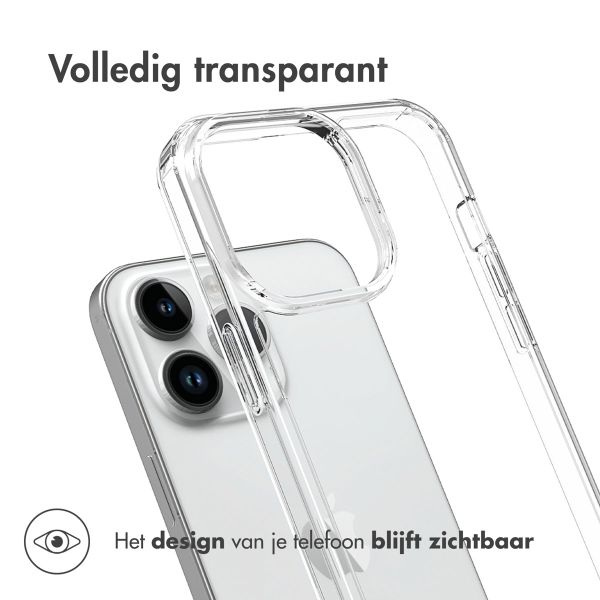 Accezz Xtreme Impact Backcover Apple iPhone 15 Pro Max - Transparant