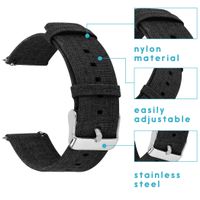 imoshion Nylon bandje Fitbit Versa 2 / Versa Lite - Zwart