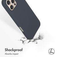 Accezz Liquid Silicone Back Cover with MagSafe Apple iPhone 16 Pro Max - Dark Blue