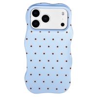 Selencia Vivid Wavy Backcover met MagSafe Apple iPhone 17 Pro Max - Happy Dots Digital Sky