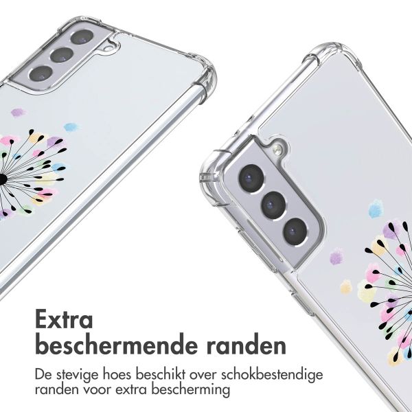 imoshion Design hoesje met koord Samsung Galaxy S21 Plus - Sandstone Dandelion