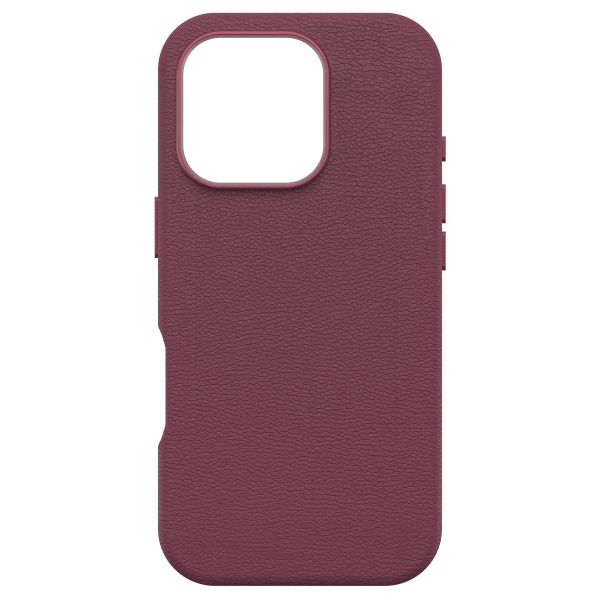 OtterBox Symmetry Cactus leren Backcover met MagSafe Apple iPhone 16 Pro - Maroon Bells