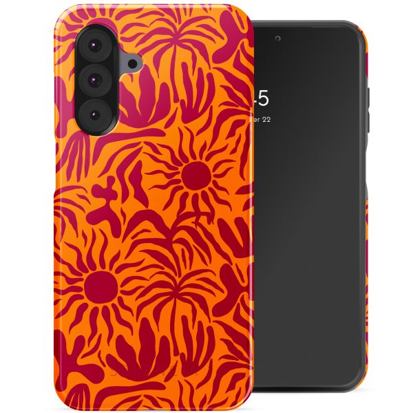 Selencia Vivid Backcover Samsung Galaxy A26 - Tropical Vibes Apricot