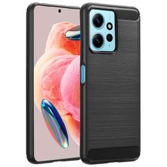 imoshion Brushed Backcover Xiaomi Redmi Note 12 (4G) - Zwart