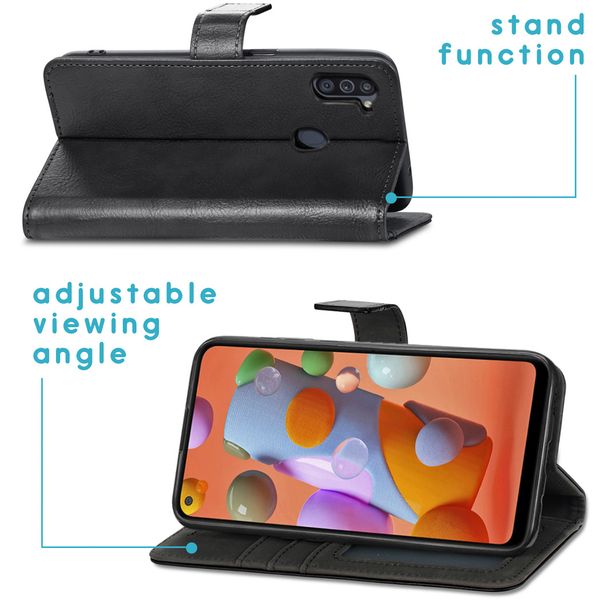 imoshion Luxe Bookcase Samsung Galaxy A11 / M11 - Zwart
