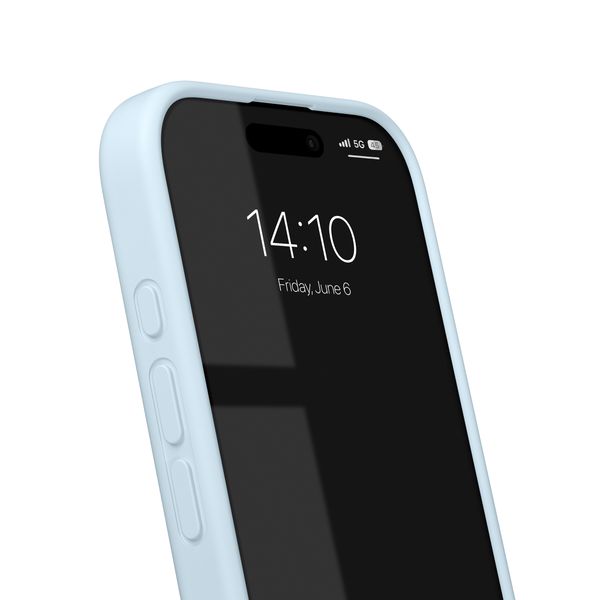 iDeal of Sweden Silicone Case met MagSafe Apple iPhone 16 Pro Max - Light Blue