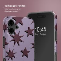 Selencia Vivid Backcover met MagSafe Apple iPhone 16 - Stars Plum Lilac