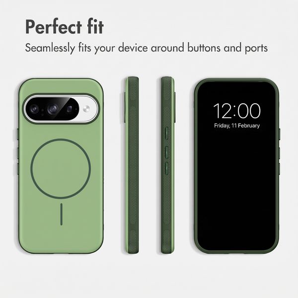 imoshion Colour Case with Thin MagSafe Ring Google Pixel 9 / 9 Pro - Dark Green