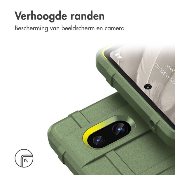 imoshion Rugged Shield Backcover Google Pixel 7a - Donkergroen