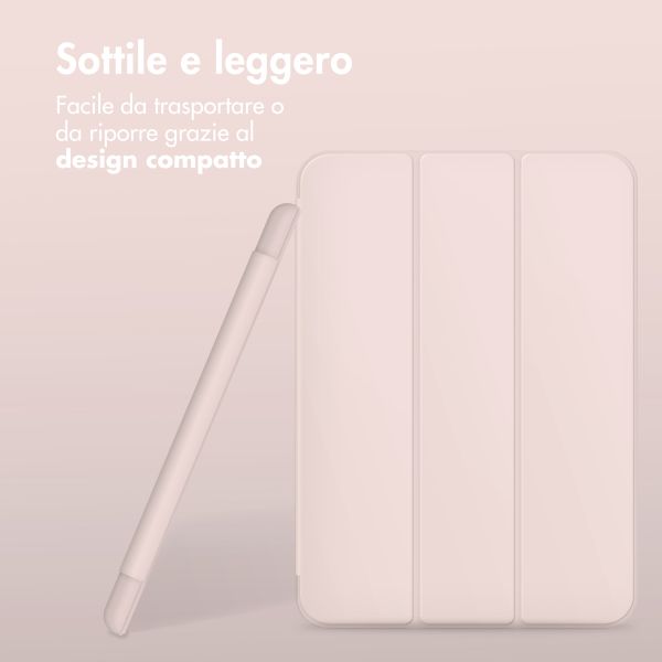Accezz Smart Silicone Bookcase Samsung Galaxy Tab A9 8.7 inch - Roze