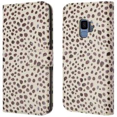 imoshion Design Bookcase Samsung Galaxy S9 - Black And White Dots