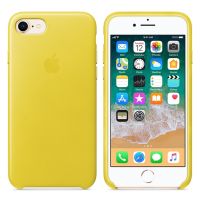 Apple Leather Backcover Apple iPhone SE (2022 / 2020) / 8 / 7 - Spring Yellow