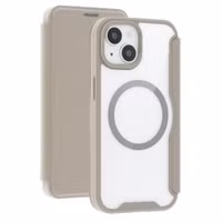 imoshion Transparante Bookcase met MagSafe Apple iPhone 15 - Beige
