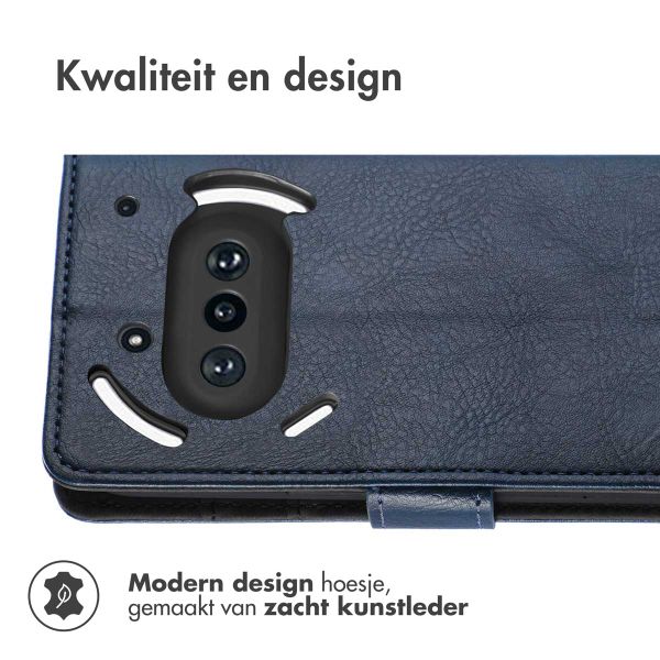 imoshion Luxe Bookcase Nothing Phone (3a) - Donkerblauw