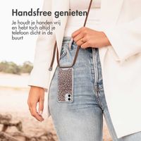 imoshion Design hoesje met koord Apple iPhone 12 (Pro) - Leopard Mood