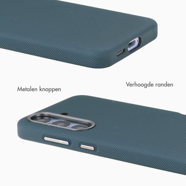 Accezz Mesh Backcover met MagSafe Samsung Galaxy S25 / S24 - Donkerblauw