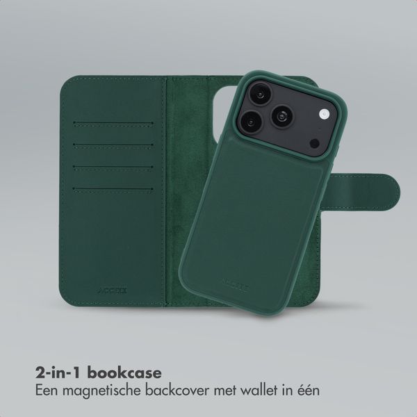 Accezz Edge Uitneembare Bookcase met MagSafe Apple iPhone 18 Pro / 17 Pro - Groen