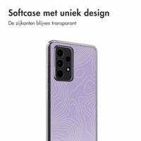 imoshion Design hoesje Samsung Galaxy A52(s) (5G/4G) - Topo Lilac