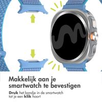 imoshion Nylon bandje Samsung Galaxy Watch Ultra (2024/2025) - Marineblauw