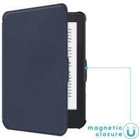 imoshion Slim Soft Case Bookcase Kobo Clara 2E / Tolino Shine 4 - Donkerblauw