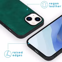 imoshion Uitneembare 2-in-1 Luxe Bookcase Apple iPhone 14 - Donkergroen