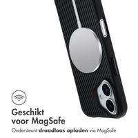 imoshion Rugged Hybrid Carbon Case met MagSafe Apple iPhone 17 - Zwart