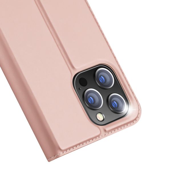 Dux Ducis Slim Softcase Bookcase Apple iPhone 15 Pro - Rosé Goud