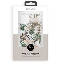 Selencia Zarya Fashion Extra Beschermende Backcover Apple iPhone 12 Mini - Jungle Leaves