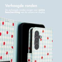 imoshion Design Bookcase Samsung Galaxy S25 FE - Cherry Check