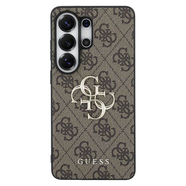 Guess 4G Metal Logo Backcover Samsung Galaxy S26 Ultra - Bruin