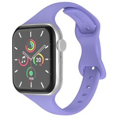 imoshion Slim siliconen bandje Apple Watch Series 1 t/m 9 / SE (38/40/41 mm) | Series 10 (42 mm) - Lila