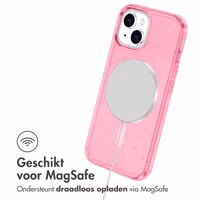 imoshion Sparkle Backcover met MagSafe Apple iPhone 15 - Glitter Roze