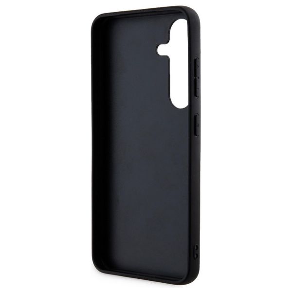 Guess 4G Metal Logo Backcover Samsung Galaxy S24 Plus - Zwart