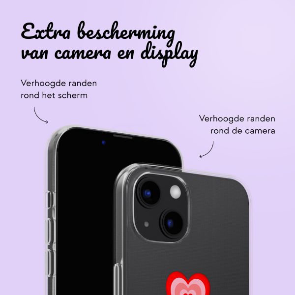 Hoesje met eigen foto en/of tekst Apple iPhone 13 - Hartje
