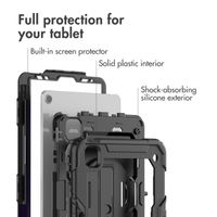 Accezz Rugged Back Cover with shoulder strap Apple iPad Air 5 (2022) / Air 4 (2020) - Black