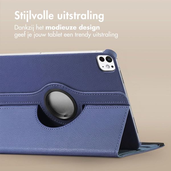 imoshion 360° draaibare Bookcase Apple iPad Pro 11 (2020/2021/2022) - Donkerblauw