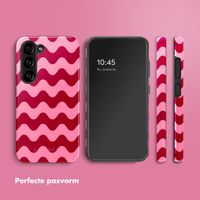 Selencia Vivid Tough Backcover Samsung Galaxy S23 - Wave Vibes Lipstick