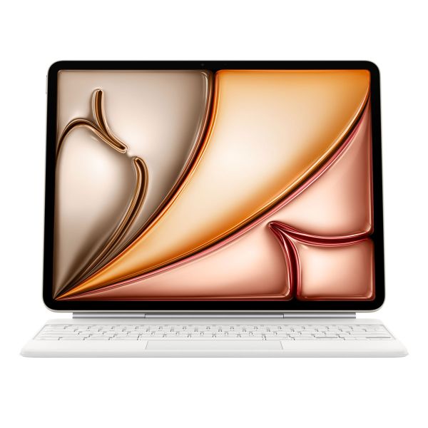 Apple Magic Keyboard iPad Air 13 inch (2025) M3 / (2024) M2 - QWERTY NL - Draadloos toetsenbord - Wit