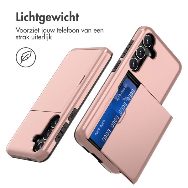 imoshion Backcover met pasjeshouder Samsung Galaxy S24 Plus - Rosé Goud