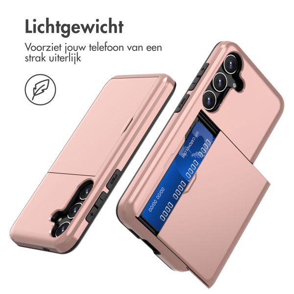 imoshion Backcover met pasjeshouder Samsung Galaxy S24 Plus - Rose Gold