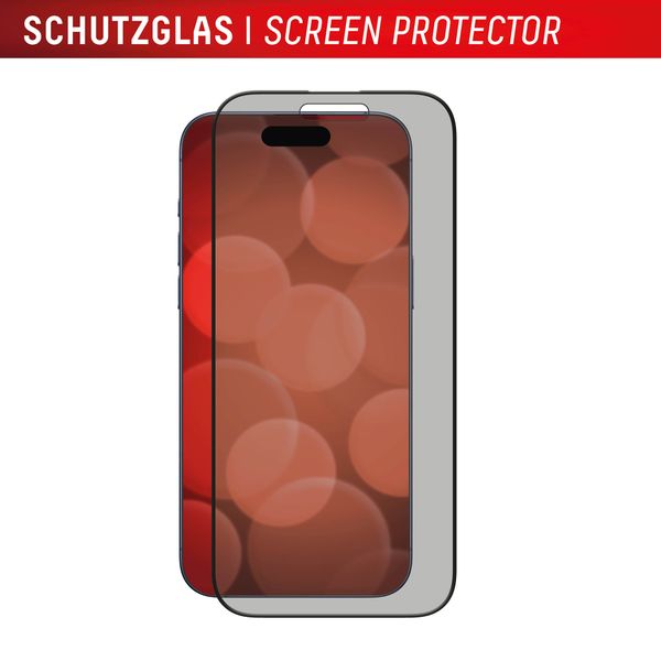 Displex Screenprotector Privacy Glass Full Cover iPhone 16 Pro