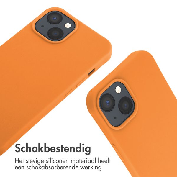 imoshion Siliconen hoesje met koord Apple iPhone 14 - Oranje