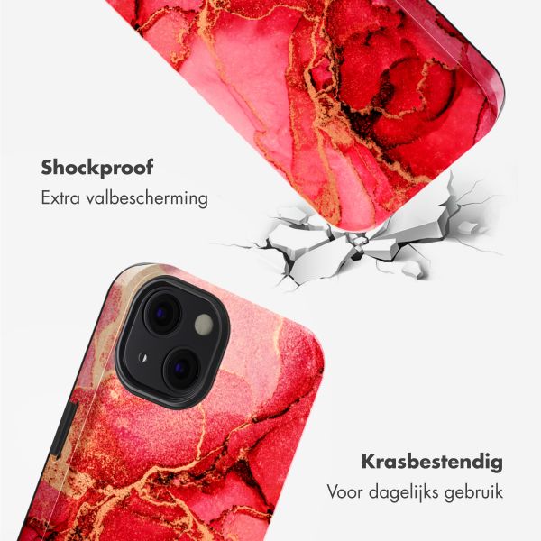 Selencia Vivid Backcover Apple iPhone 13 - Rosy Marble