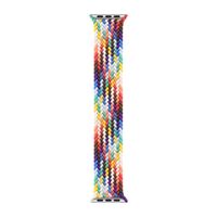 Apple Gevlochten solobandje Apple Watch | 44/45/46/49 mm - Maat 3 - Rainbow Pride