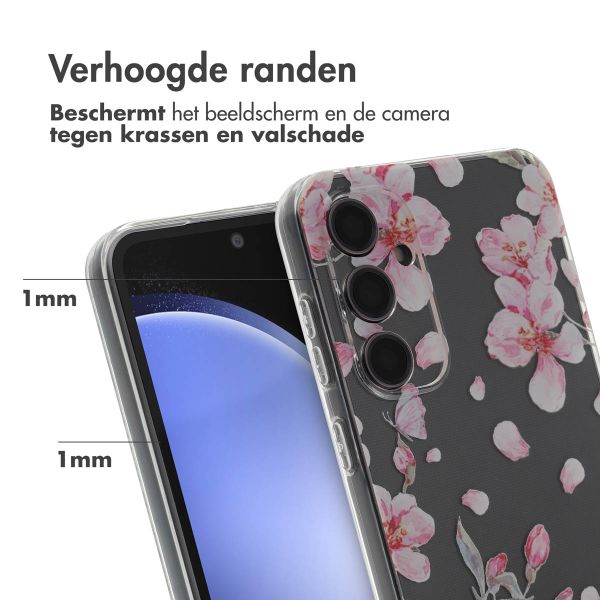 imoshion Design hoesje Samsung Galaxy S23 FE - Blossom Watercolor