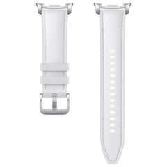 Samsung Originele Hybrid Vegan Leather bandje Samsung Galaxy Watch 8 (40/44mm) / Classic (46mm) - White